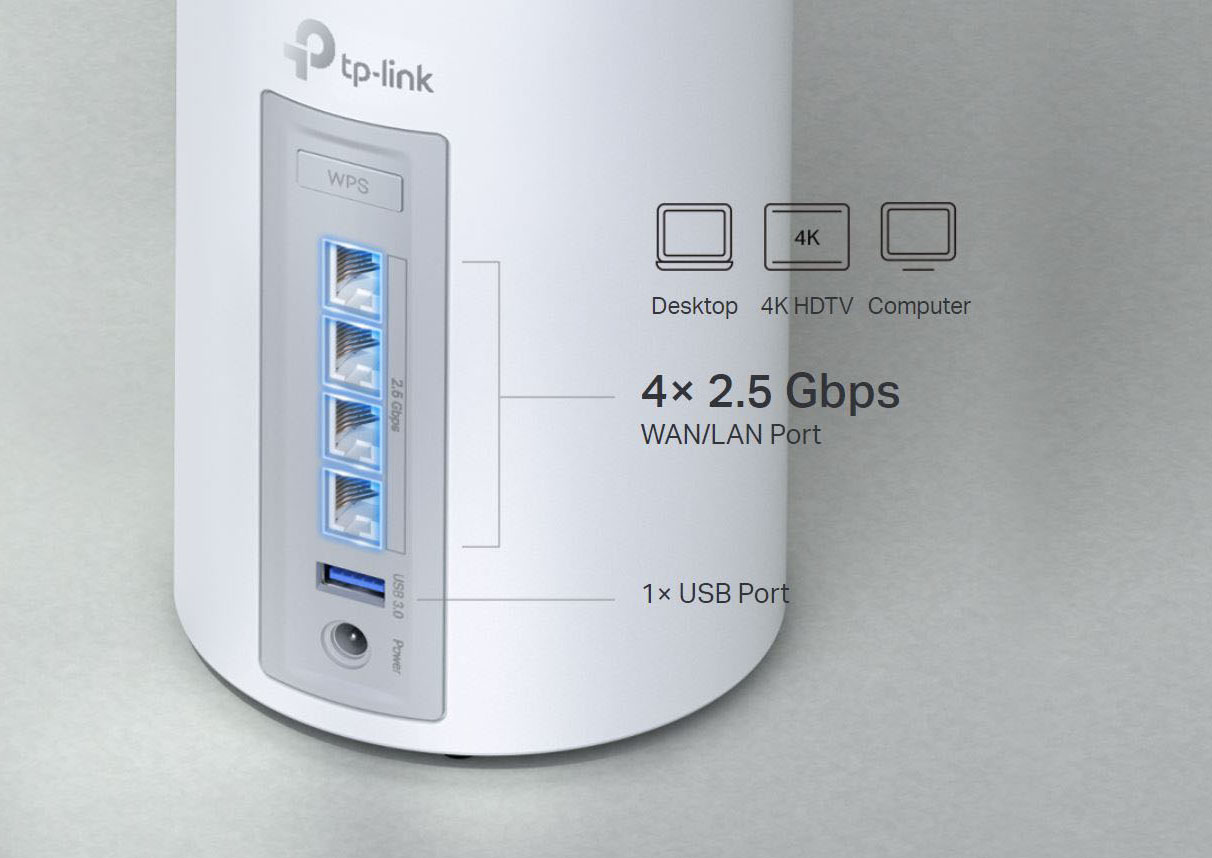 TPLink TriBand WiFi 7 BE10000 Whole Home Mesh System (Deco BE63) 6